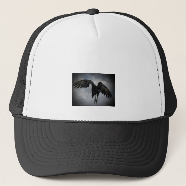 Casquette La corneille descend. Attention ! (Devant)