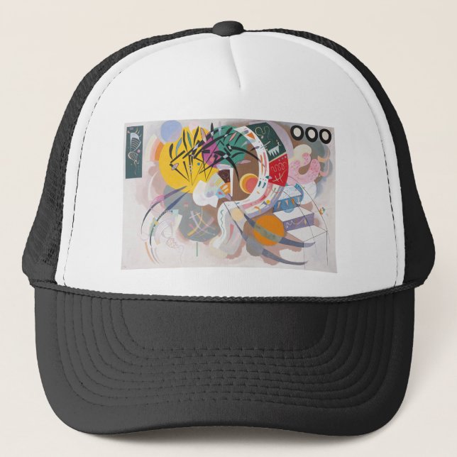Casquette La courbe dominante de Kandinsky Abstraite (Devant)