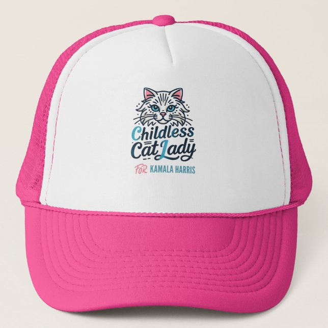 Casquette La dame chatte de Childress pour Kamala Harris (Devant)