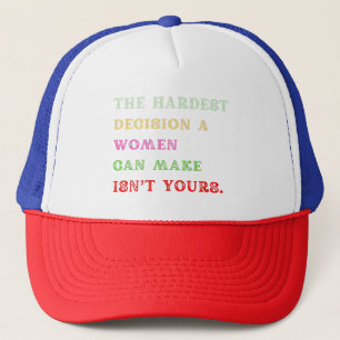 Casquette La décision la plus dure Chemise, protéger roe 73