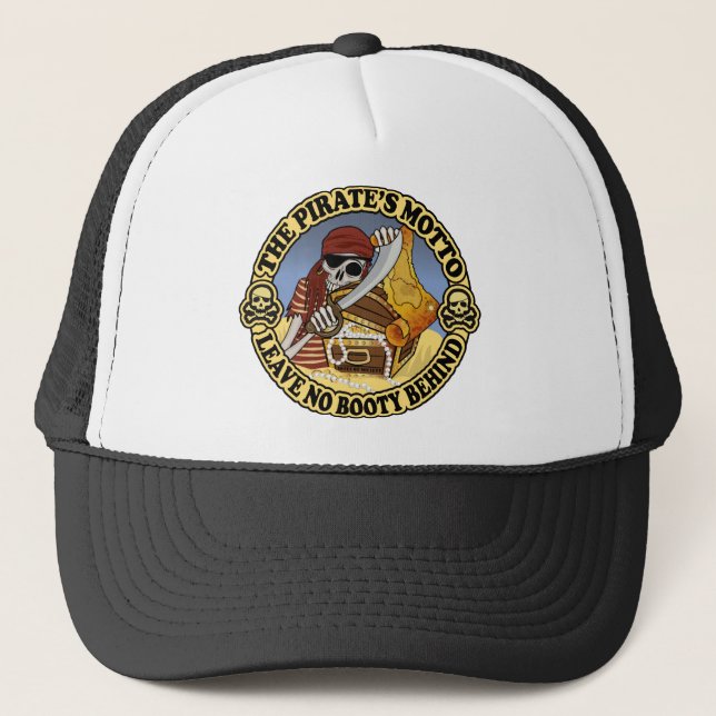 Casquette La devise du pirate (Devant)