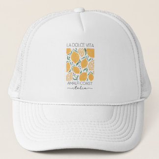 Casquette La Dolce Vita Amalfi Coast Italie Lemons Travel