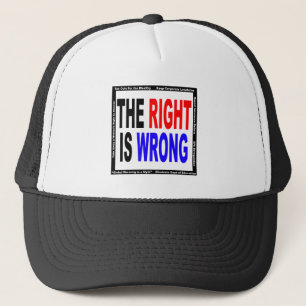 Casquette La droite est erronée