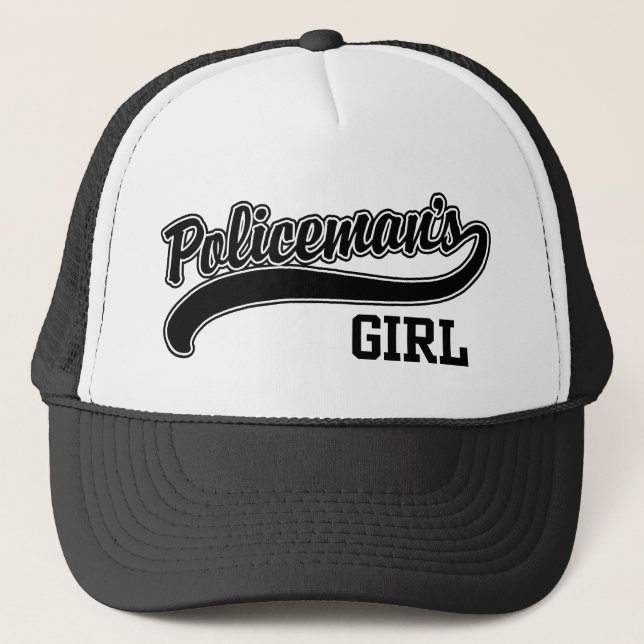 Casquette La fille du policier (Devant)