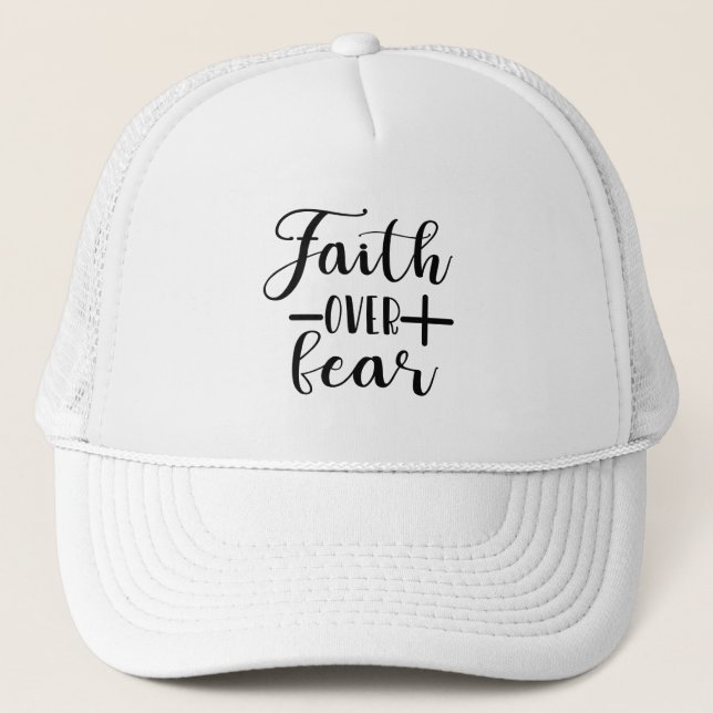 Casquette La foi sur la peur Cool Christian Shirt (Devant)