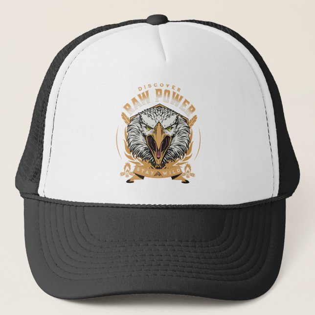 Casquette La Force Brute Citation Inspiration Message Phrase (Devant)