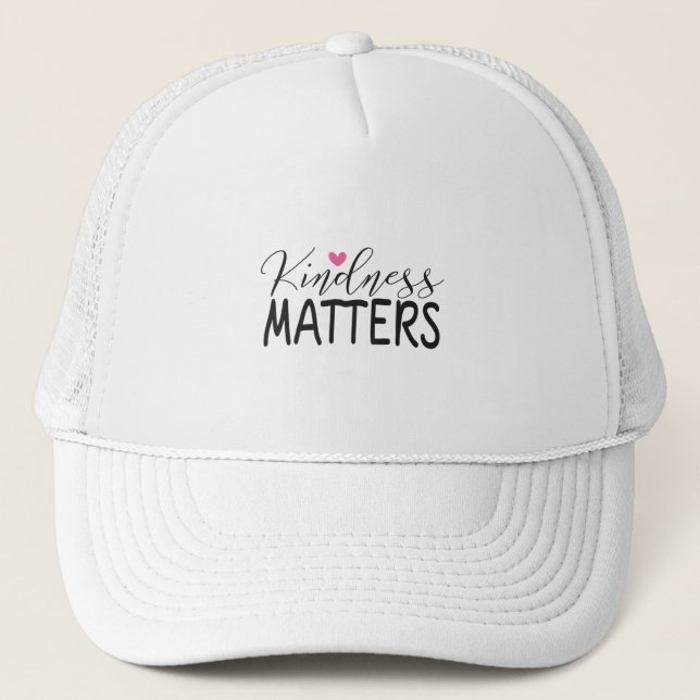 Casquette La gentillesse compte (Devant)