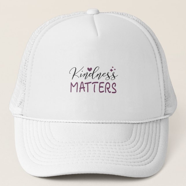Casquette La gentillesse compte (Devant)