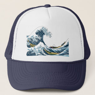 Casquette La Grande Vague d'Hokusai au large de Kanagawa