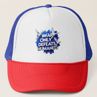 Casquette La guerre donne la destruction et tue l'humanité.