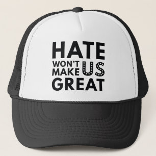 Casquette La haine ne va pas nous rendre grand