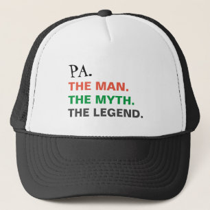Casquette La légende du mythe de l'homme Funny Pa