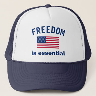 Casquette La liberté est essentielle Chapeau de camion