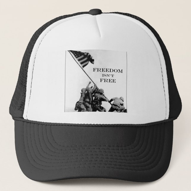 Casquette La liberté n'est pas libre (Devant)