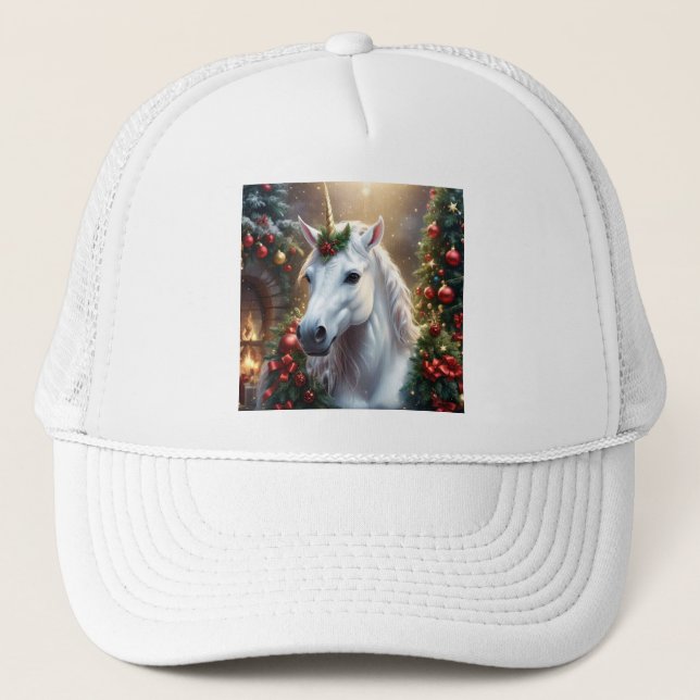 Casquette « La Licorne de Noël » (Devant)