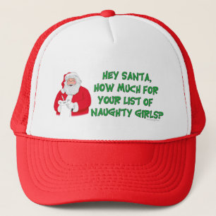 Casquette La liste vilaine de Père Noël