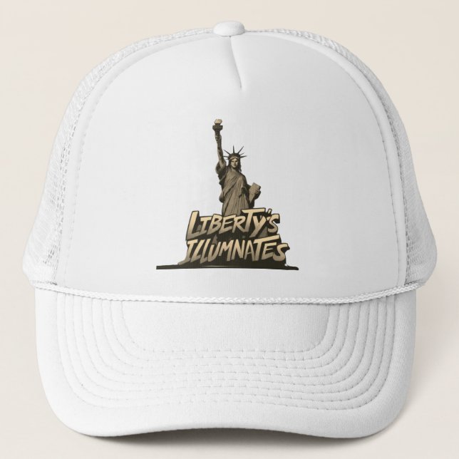 Casquette La lumière de Liberty illumine (Devant)