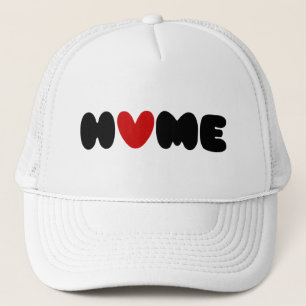 Casquette La Maison Est Là Où Le Coeur Est