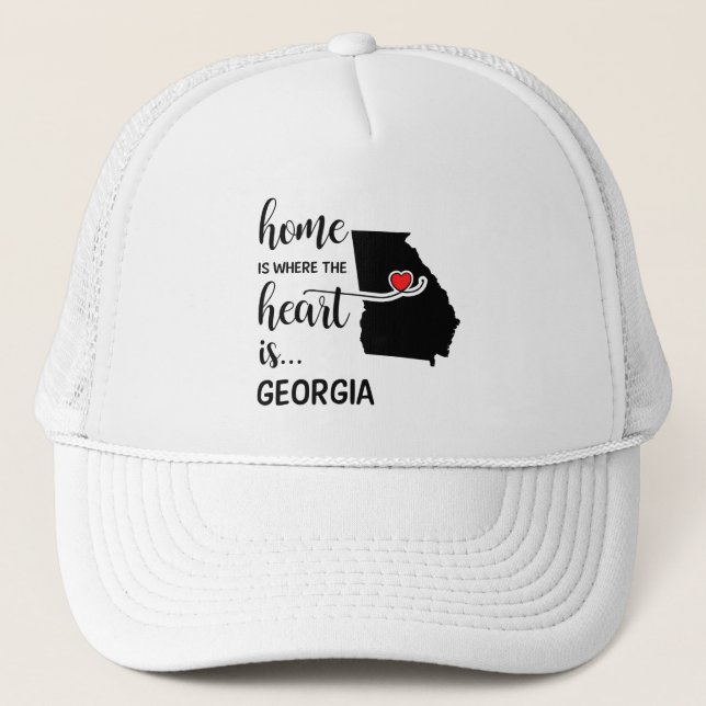 Casquette La maison géorgienne est le coeur (Devant)