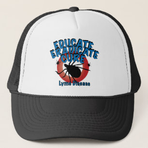 Casquette La maladie de Lyme - instruisez, supprimez,