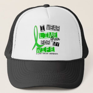 Casquette La maladie de Lyme je porte le vert de chaux pour