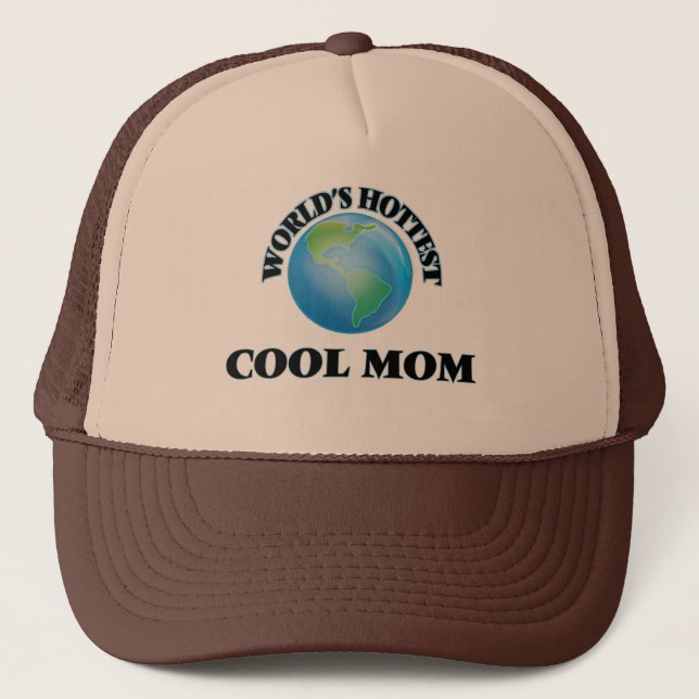 Casquette La maman fraîche la plus chaude du monde (Devant)