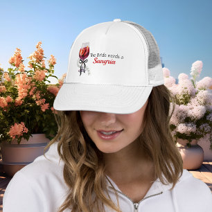 Casquette La mariée a besoin d'une sangria enterrement de vi