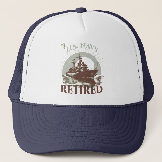 Casquette La marine des États-Unis retraitée (Devant)