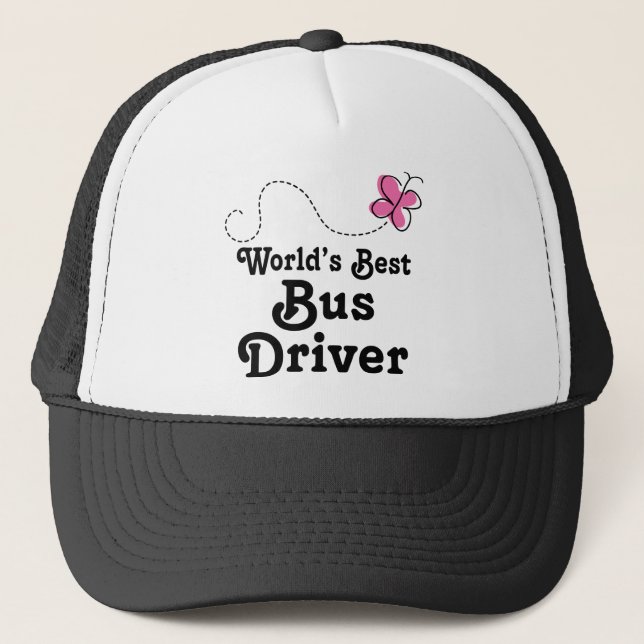 Casquette La meilleure idée de cadeau de chauffeur de bus (Devant)