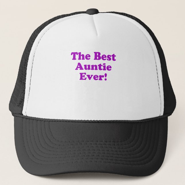 Casquette La meilleure tante Ever (Devant)
