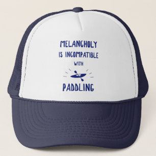 Casquette La mélancolie N'Est Pas Compatible Avec La Pagaie