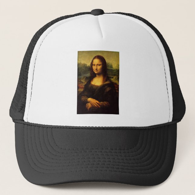 Casquette La Mona Lisa par Leonardo da Vinci C. 1503-1505 (Devant)