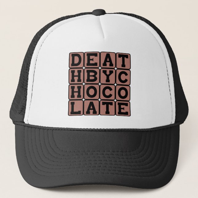 Casquette La Mort au Chocolat, Douce Fin (Devant)