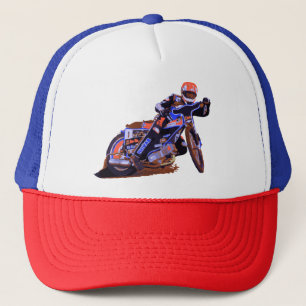 Casquette La moto de speed-way de voie plate la plus fraîch