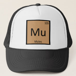 Casquette La MU - Symbole d'élément de Tableau périodique de