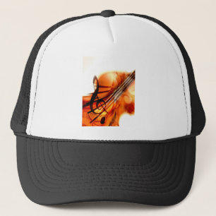Casquette La musique a ficelé la danse de destin de violon
