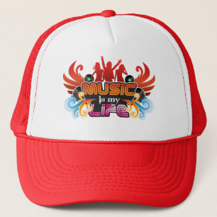Casquette la musique est ma ligne de vie