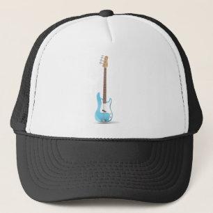 Casquette La musique note le destin bleu de motif de zigzags