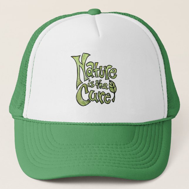 Casquette La nature est le remède (Devant)