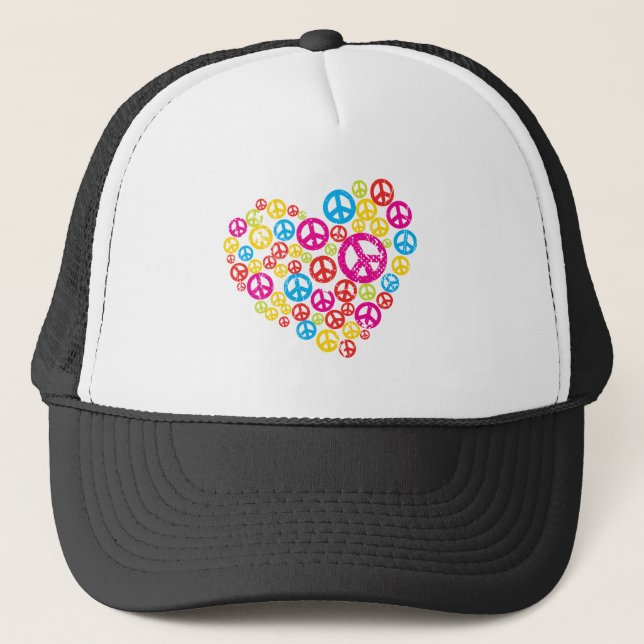 Casquette La paix dans le coeur (Devant)