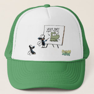 Casquette La parole de sécurité de grenouille de mouche de