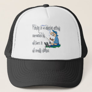 Casquette La pêche est une illusion