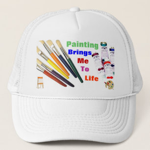 Casquette LA PEINTURE ME FAIT REVIVRE cap