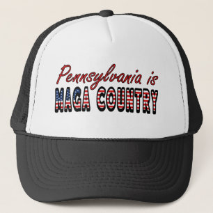 Casquette La Pennsylvanie est MAGA Pays Trump Trucker Hat
