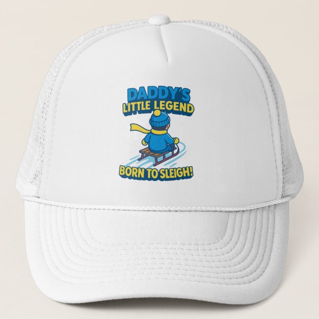 Casquette La petite légende de papa - Né pour dévaler (Détru (Devant)