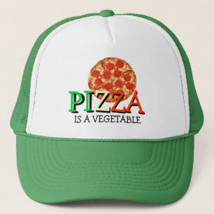 Casquette La pizza est une citation drôle végétale