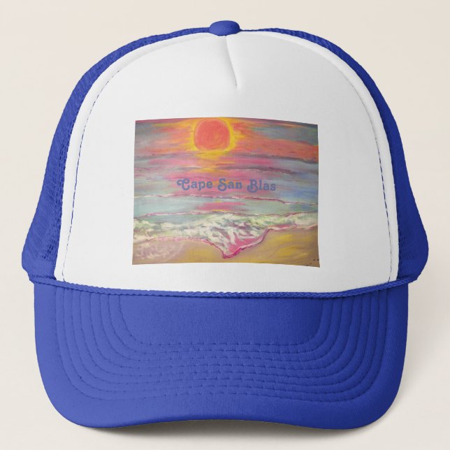 Casquette La plage du Cap San Blas Sunset (Devant)