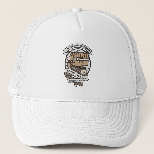Casquette La plus grande aventure (Devant)