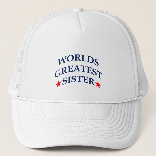 Casquette La plus grande soeur du monde (Devant)