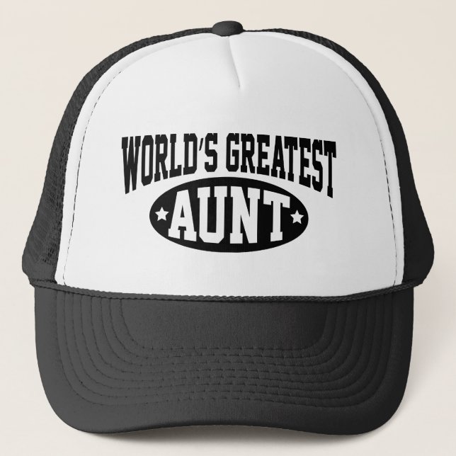 Casquette La plus grande tante de café du monde (Devant)